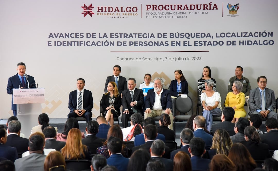Presentación que hizo la Procuraduría General de Justicia del Estado de Hidalgo. Foto: Especial
