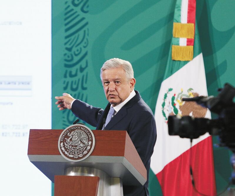 El Presidente dice que se están tardando en Estados Unidos en detener el financiamiento a MCCI. Foto: CARLOS MEJÍA. EL UNIVERSAL