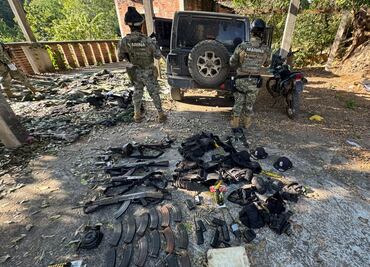 Marina decomisa armamento de “Los Chapitos”; acción se deriva del operativo “Sinaloa Seguro”