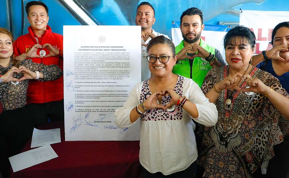 Aleida Alavez candidata a la alcaldía Iztapalapa de la coalición Sigamos Haciendo historia. Foto: Especial