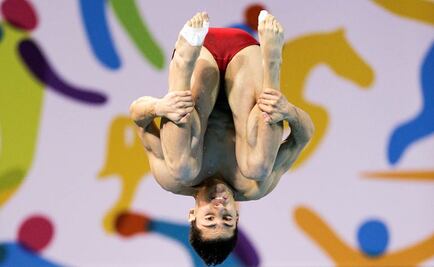 Rommel Pacheco, a final de trampolín 3m 