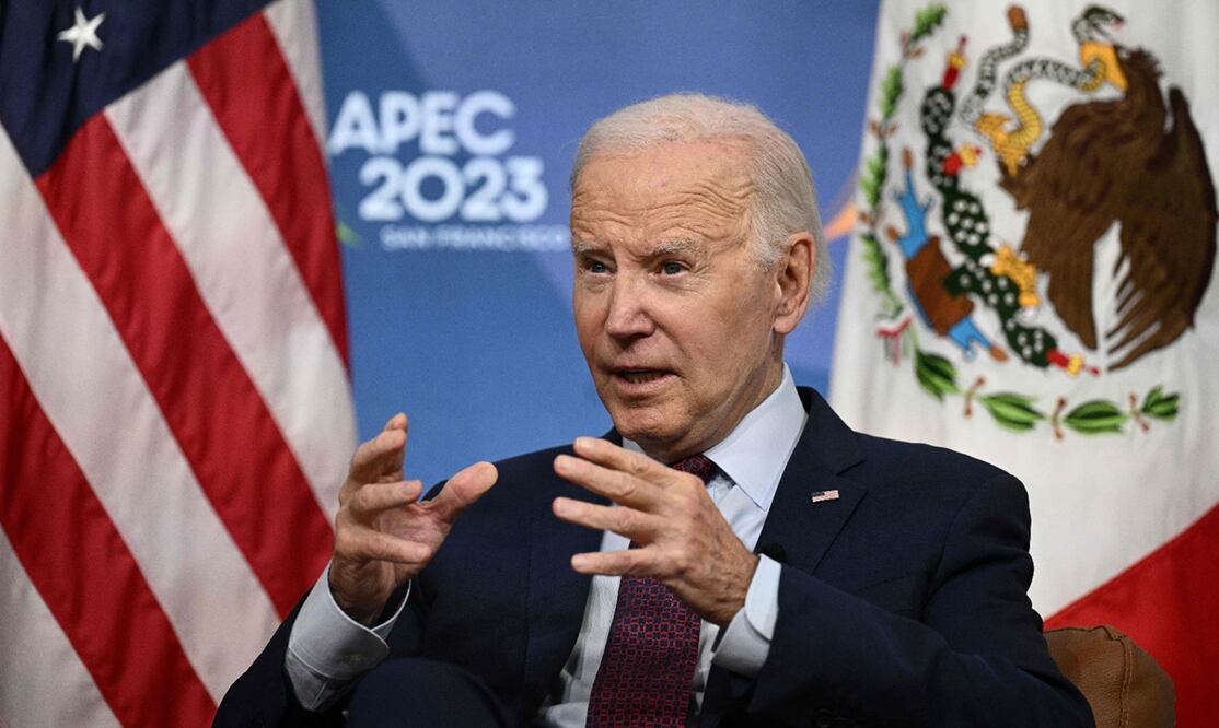Al manifestar que “no podría tener un mejor socio y aliado que usted”, Joe Biden, presidente de Estados Unidos, agradeció a su homólogo de México, Andrés Manuel López Obrador, su cooperación en el tema migratorio, Foto: AFP