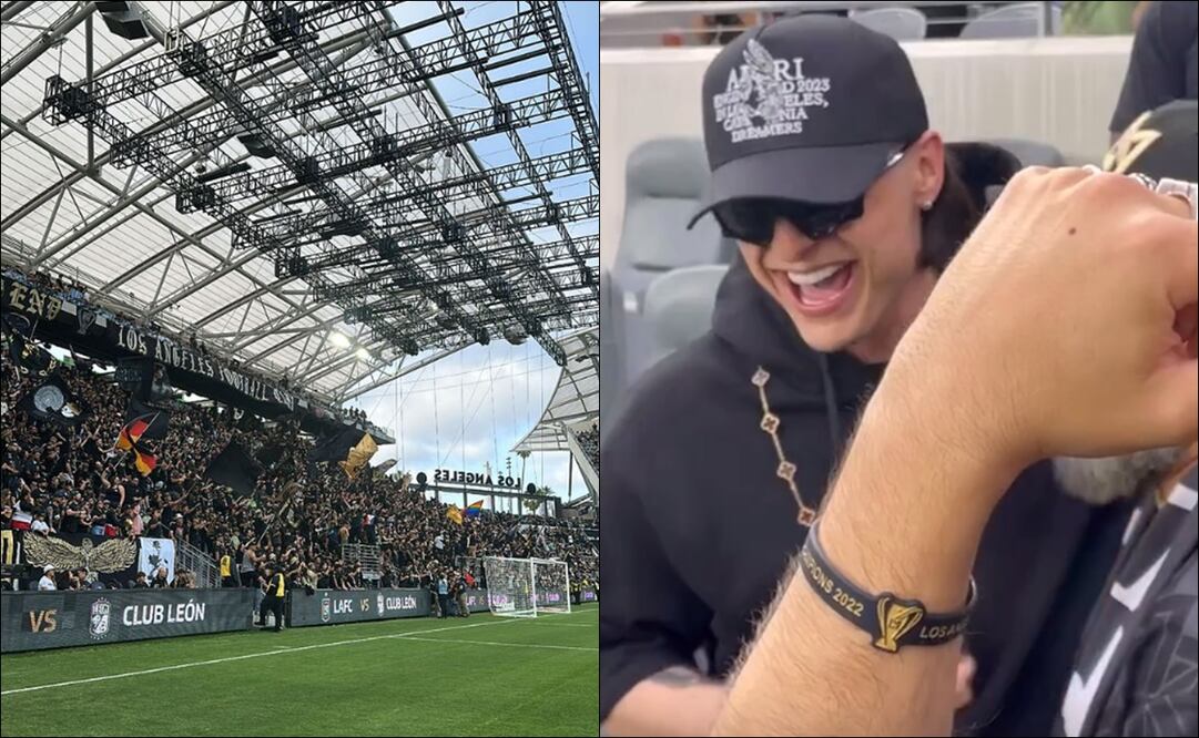 Peso Pluma en la Concachampions - Foto: Especial