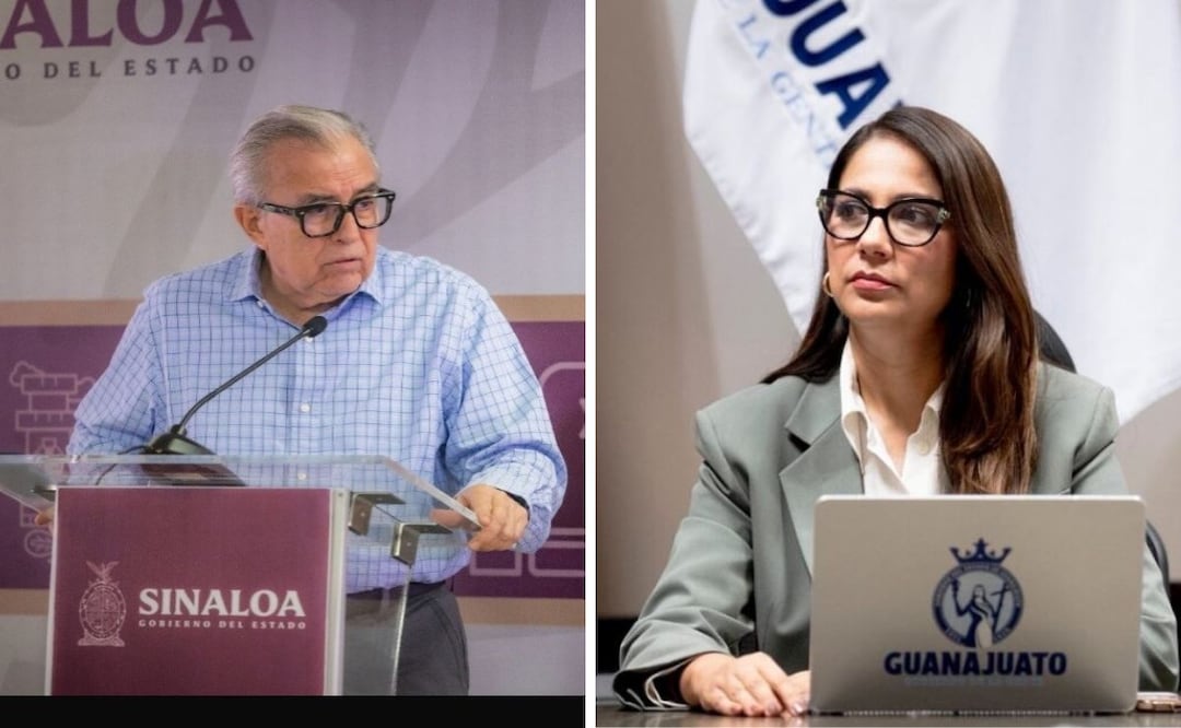 La gobernadora Libia Dennise García Muñoz Ledo evitó polemizar sobre la acusación contra del mandatario de Sinaloa, Rubén Rocha Moya. | Foto: Especial.