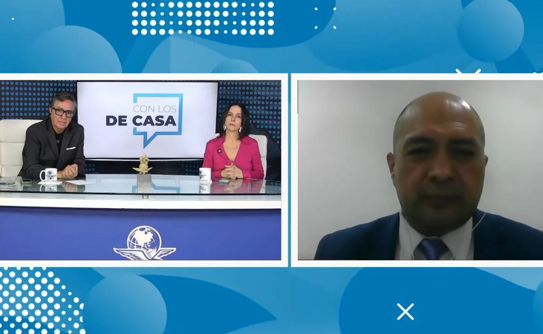 El investigador en Ciencias Atmosféricas, Jorge Luis Vázquez Aguirre, en Con los de Casa junto al Director Editorial General de EL UNIVERSAL, David Aponte, y la columnista Maite Azuela. Foto: Captura