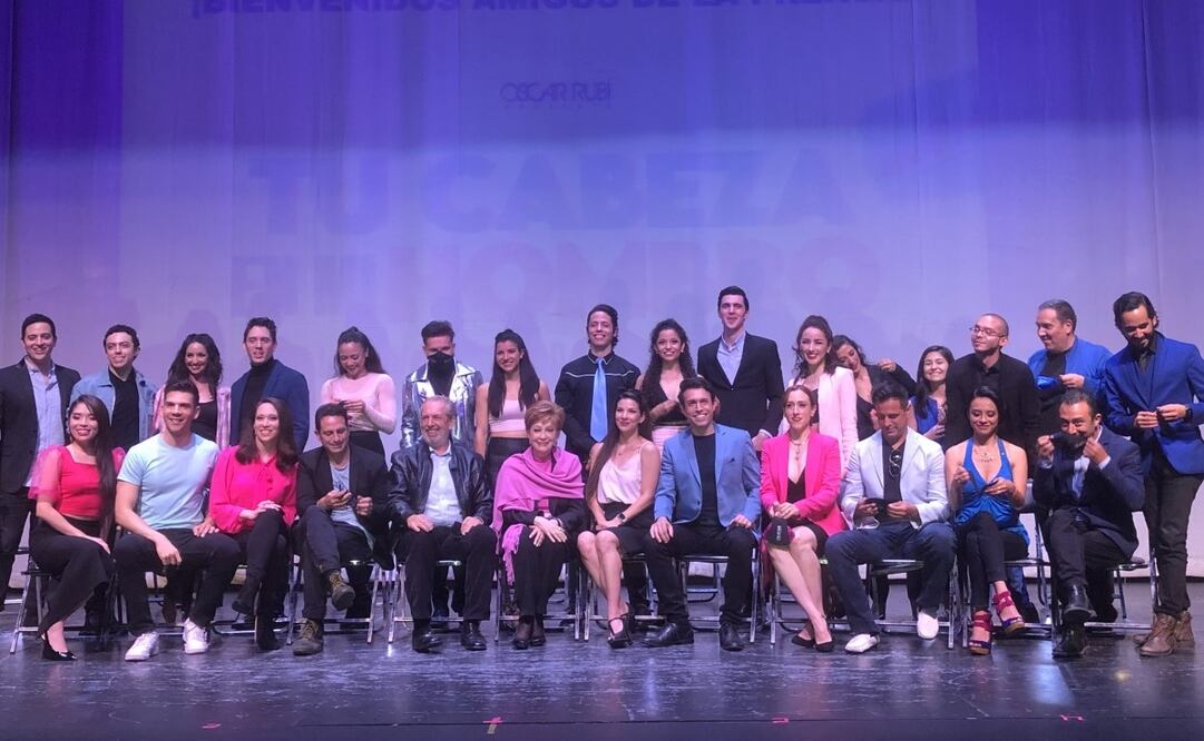 Elenco de "Tu cabeza en mi hombro". Foto: Nicole Trejo