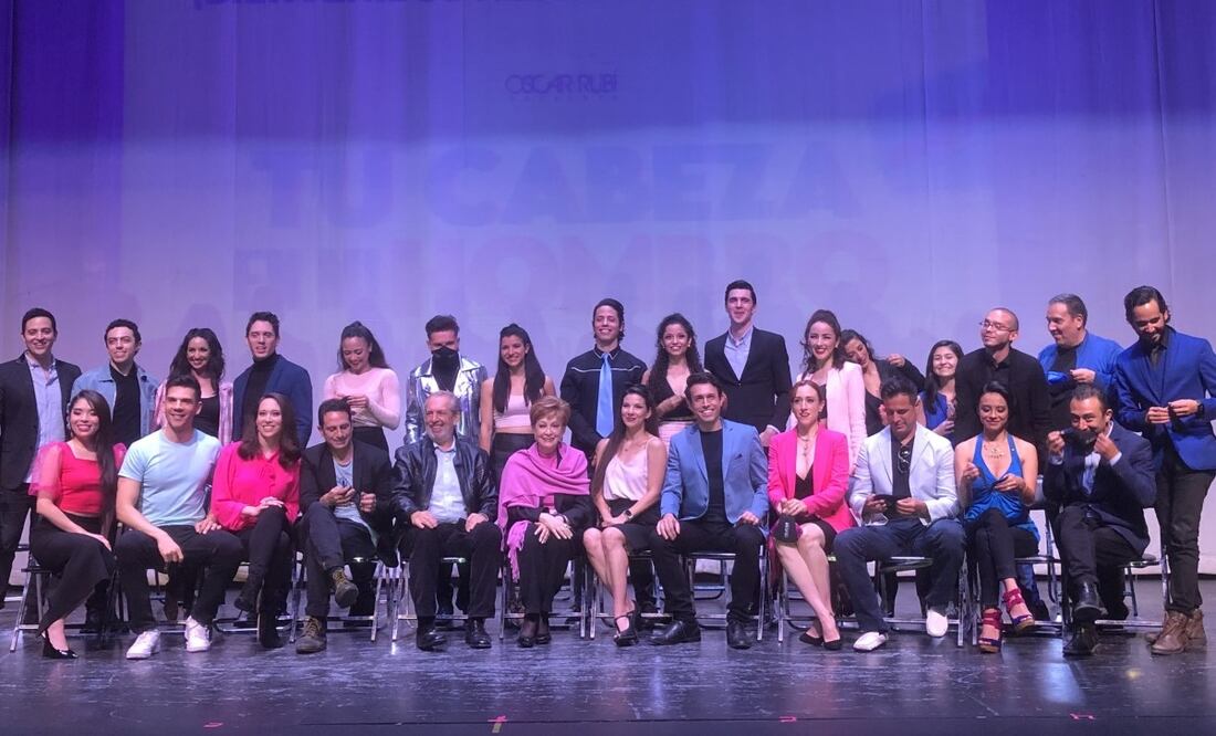 Elenco de "Tu cabeza en mi hombro". Foto: Nicole Trejo