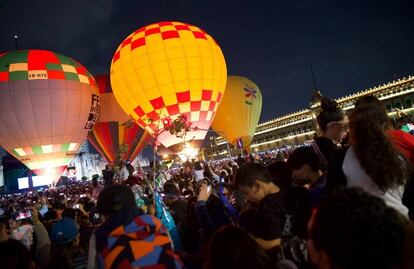 Así fue el festival de globos aerostáticos en el Zócalo de la CDMX
