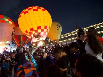 Así fue el festival de globos aerostáticos en el Zócalo de la CDMX