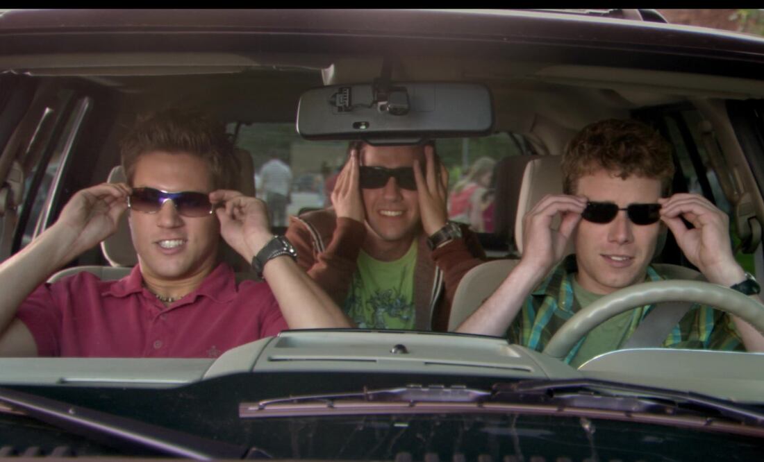 "American Pie presenta: Una carrera al desnudo". Fuente: Twitter @scenophile