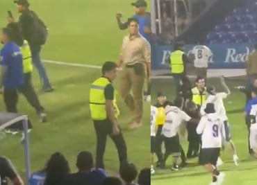 Guardia apunta con un arma a aficionados en el partido de Celaya contra Tampico; desata episodio de violencia en la Liga de Expansión