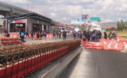 Vandalizan dos estaciones del Mexibús durante marcha feminista en Ecatepec