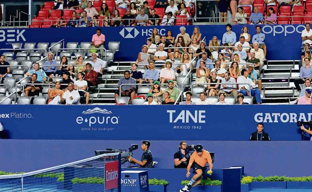 Este año, como en los anteriores, la respuesta del público ha sido buena. Foto: Abierto Mexicano de Tenis