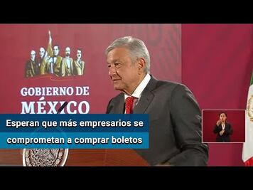 Empresarios se comprometieron con mil 500 mdp para rifa del avión: AMLO