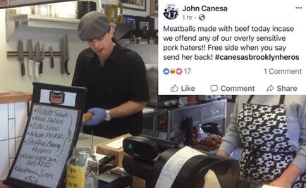 Cafetería de California ofrece ingrediente extra al repetir frase racista de Trump
