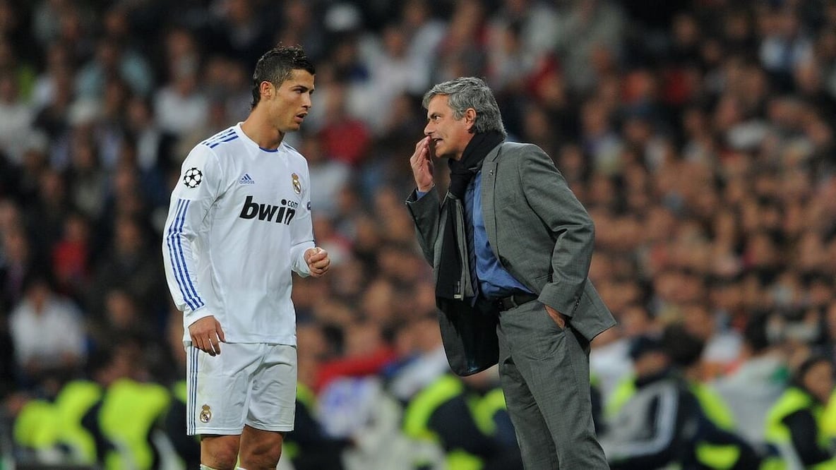 Cristiano Ronaldo y Mourinho, juntos en el Real Madrid / Foto: Especiales