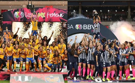 ¿Cuántos títulos tienen Tigres y Rayadas en la Liga MX Femenil?