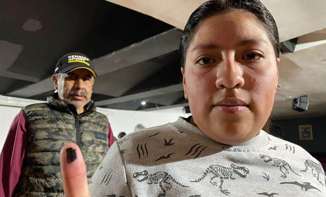 Habitantes del pueblo San Pedro Cuajimalpa, localizado en la alcaldía del mismo nombre, ejercieron su voto a favor o en contra de la construcción de una UTOPÍA. Foto: X @tomaspliegoc