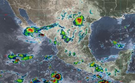 Prevén formación de dos ciclones en el Pacífico