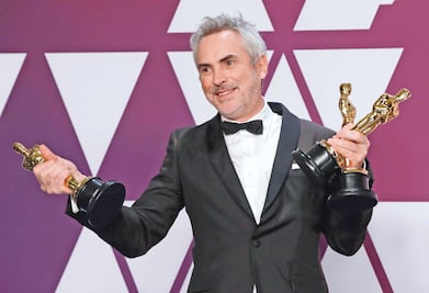 Cuarón se lleva tres Oscar y hace historia con ROMA