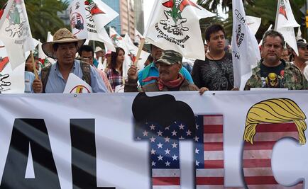 ​Exigen sindicatos y campesinos participar en negociación del TLC