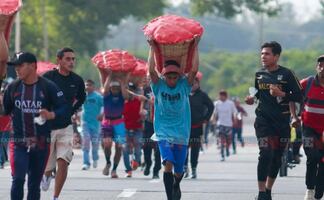 Potosino gana carrera de Coloteros en honor a la Virgen de Guadalupe en zona citrícola de Tamaulipas