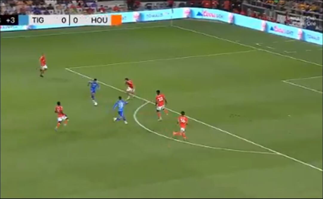 Así fue el primer gol de Correa con Tigres