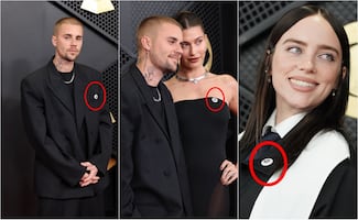 Grammy 2026: qué significa el pin “ICE OUT” que usaron Billie Eilish, Justin y Hailey Bieber