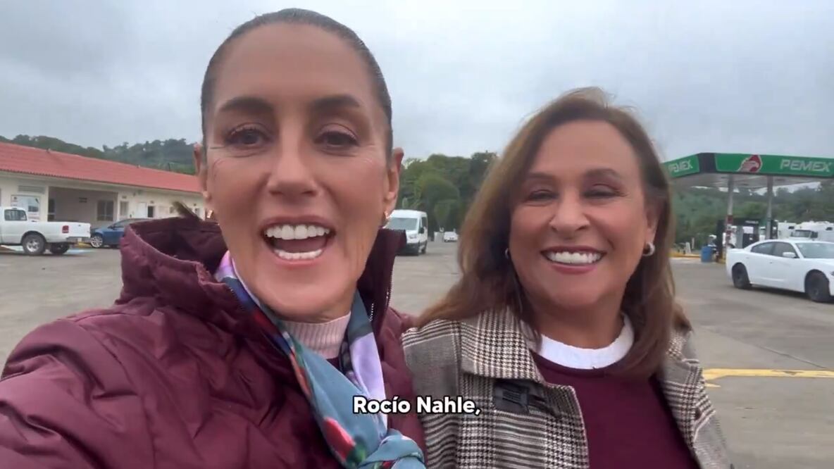 Claudia Sheinbaum y Rocío Nahle. Foto: @Claudiashein