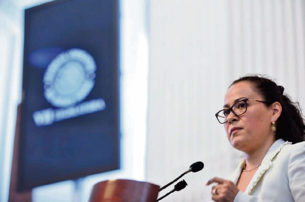 Vania Roxana Ávila, presidenta de la Comisión de Participación Ciudadana, reprochó la falta de publicación del decreto cuando el plazo ya venció. (ESPECIAL)