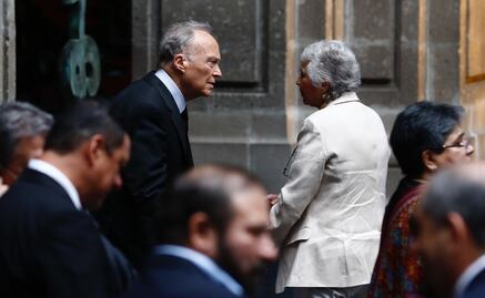 Gertz reaparece en primera fila de informe de AMLO