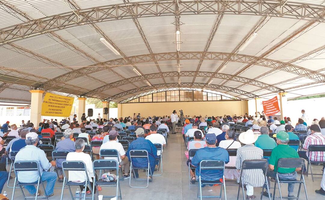 La Asamblea Permanente denuncia la imposición de los parques, llamados polos de desarrollo para el bienestar. Foto: Especial.