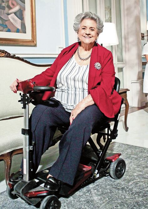 La actriz de 90 años fue parte de la Época de Oro del cine mexicano. TELEVISA