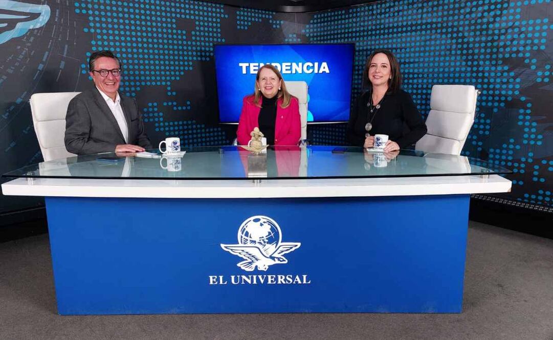 David Aponte, Director General Editorial de EL UNIVERSAL y la columnista de esta Casa Editorial: Mayte Azuela y la ministra Loretta Ortiz. Foto: Julio Suárez/EL UNIVERSAL