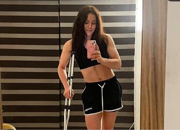 La mexicana Alexa Grasso se rompió la pierna mientras entrenaba