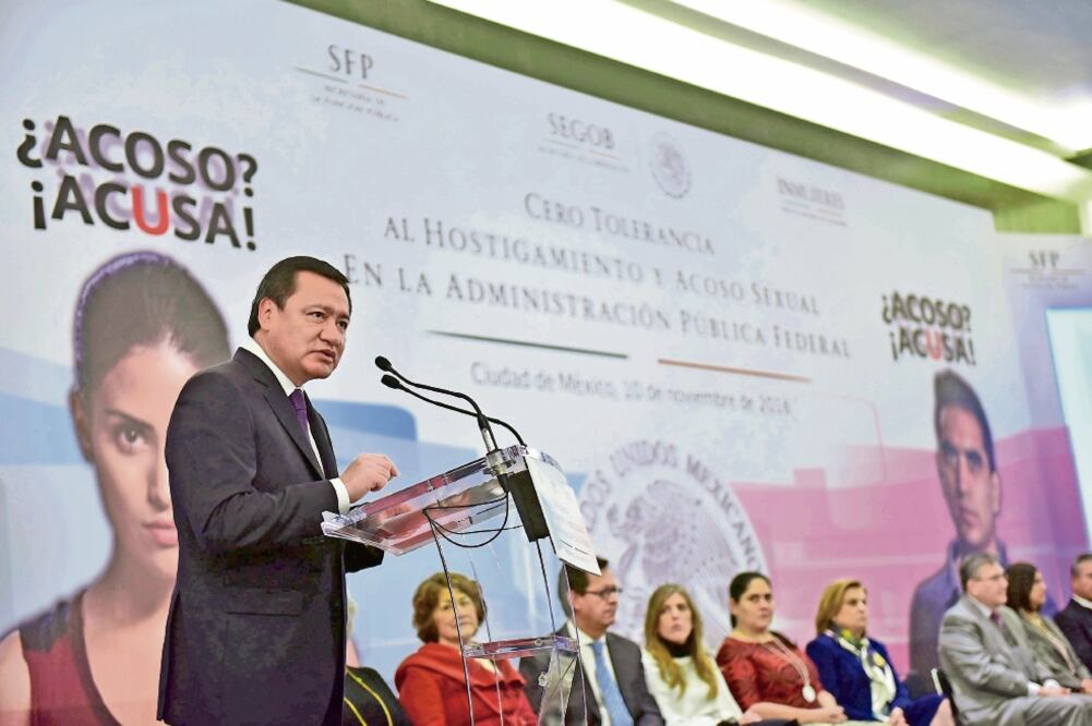 Miguel Ángel Osorio, secretario de Gobernación, dijo que no se permitirá la discriminación a mujeres (ARCHIVO EL UNIVERSAL)