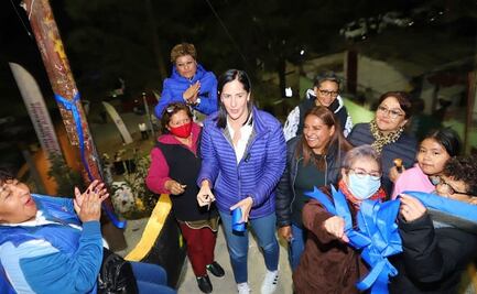 Lía Limón entrega décimo Camino Blindado en la Álvaro Obregón  