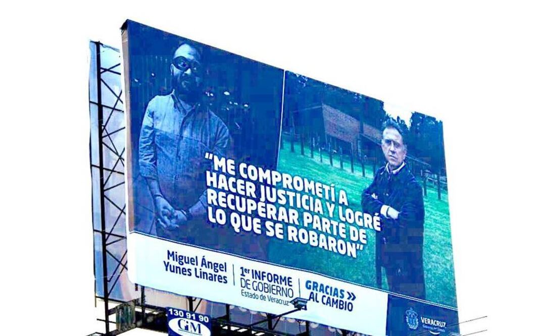 Usa Yunes imagen de Duarte “ladrón” para su Primer Informe