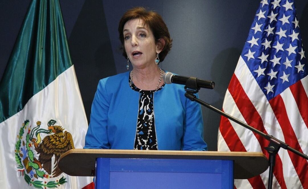 Roberta Jacobson during her presentation as ambassador to Mexico in 2016, Mexico City - Photo: Ariel Ojeda