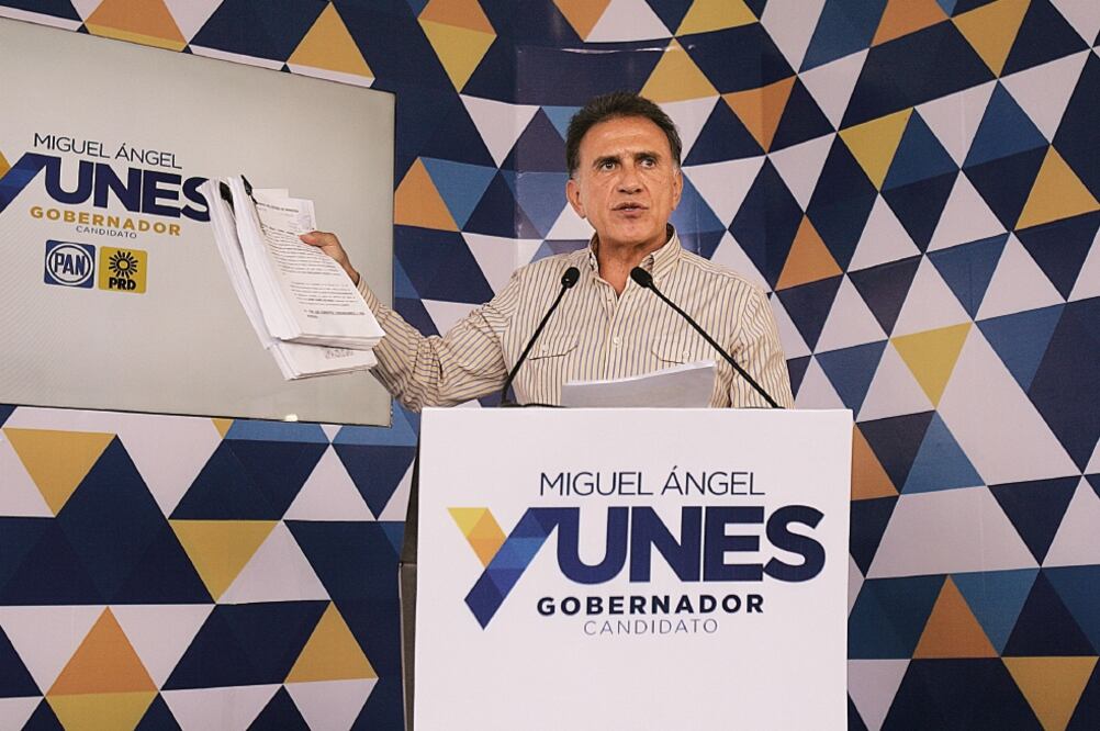 El 18 de abril, en un archivo de audio se reveló una conversación entre el candidato y su hijo en la que discuten sobre una compra inmobiliaria por 58 millones de dólares (ARCHIVO EL UNIVERSAL)