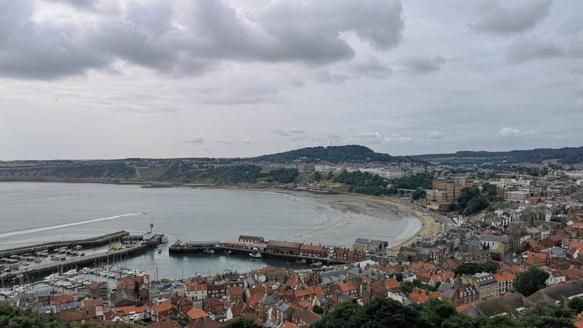 El viento y la marea arrastraron al niño por la bahía sur de Scarborough. Foto: BBC 