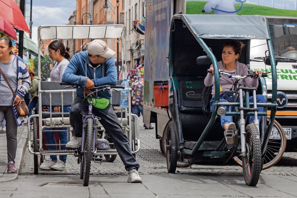 Actualmente existen 304 unidades de ciclotaxis en el Centro Histórico que pertenecen a cuatro cooperativas, de acuerdo con información de la Secretaría de Movilidad. Foto: Yaretzy M. Osnaya | El Universal
