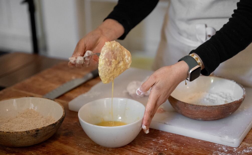 Receta de hamburguesas de pollo. Foto: Cortesía