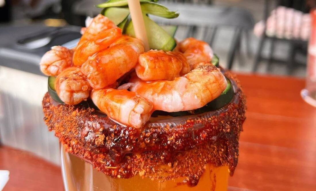 Michelada de camarón. Foto: Depósito La Caminera / instagram