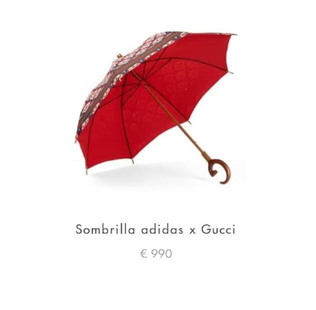 La verdad sobre el paraguas de Adidas y Gucci que cuesta más de 20 mil pesos