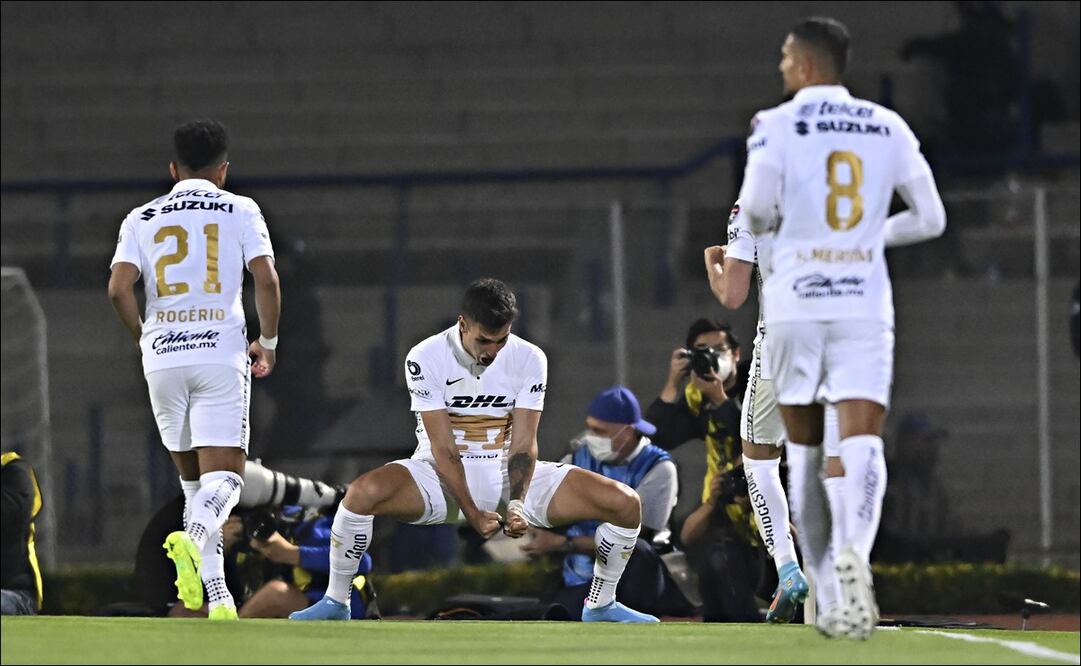 PUMAS SE LLEVA LA VENTAJA EN LA SEMIFINAL DE IDA DE LA CONCACHAMPIONS ANTE CRUZ AZUL - FOTO: IMAGO7