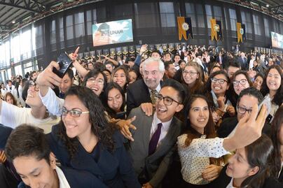 Graue pide a alumnos no comprar drogas en UNAM