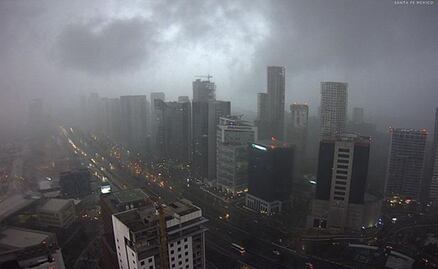 Rain covers seven districts in Mexico City