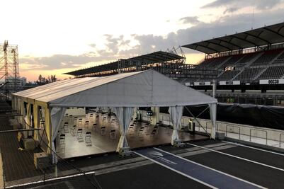 Recibe el Autódromo Hermanos Rodríguez sus primeros pacientes Covid