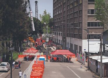 Instalan los primeros pilotes de la Calzada Flotante